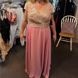 MA Cloth Formal rose/blush dress